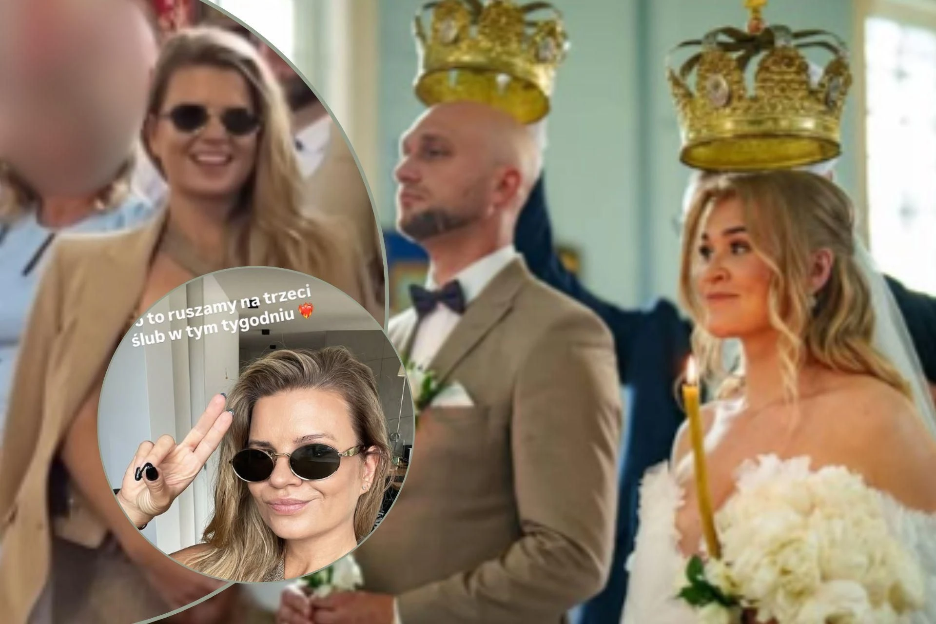 Złota dziewczyna! Marta Manowska olśniła na ślubie Klaudii i Valentyna. Goście oniemieli na widok prowadzącej 