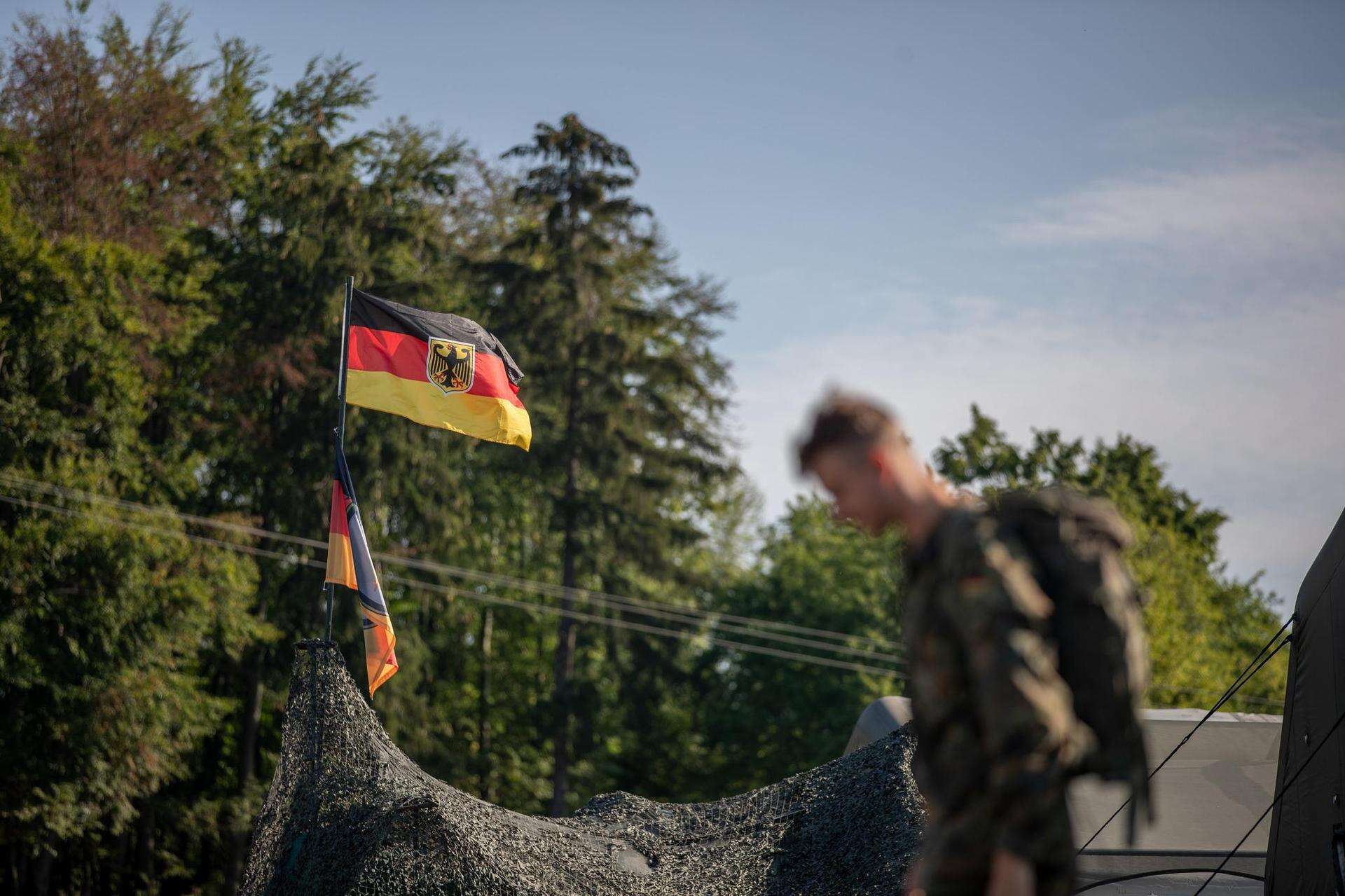 Podano komunikat Niemieckie wojsko pojawiło się w Polsce. 120 żołnierzy przybyło z pomocą