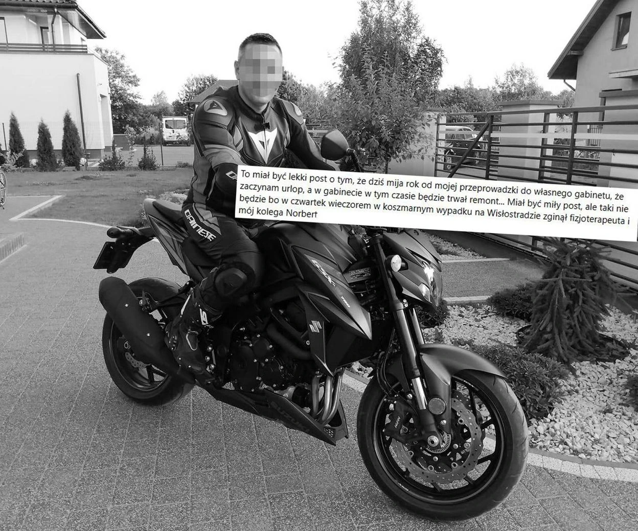 Przyjaciele żegnają zmarłego Śmiertelny wypadek na Wisłostradzie. Poruszające pożegnanie fizjoterapeuty Norberta.…