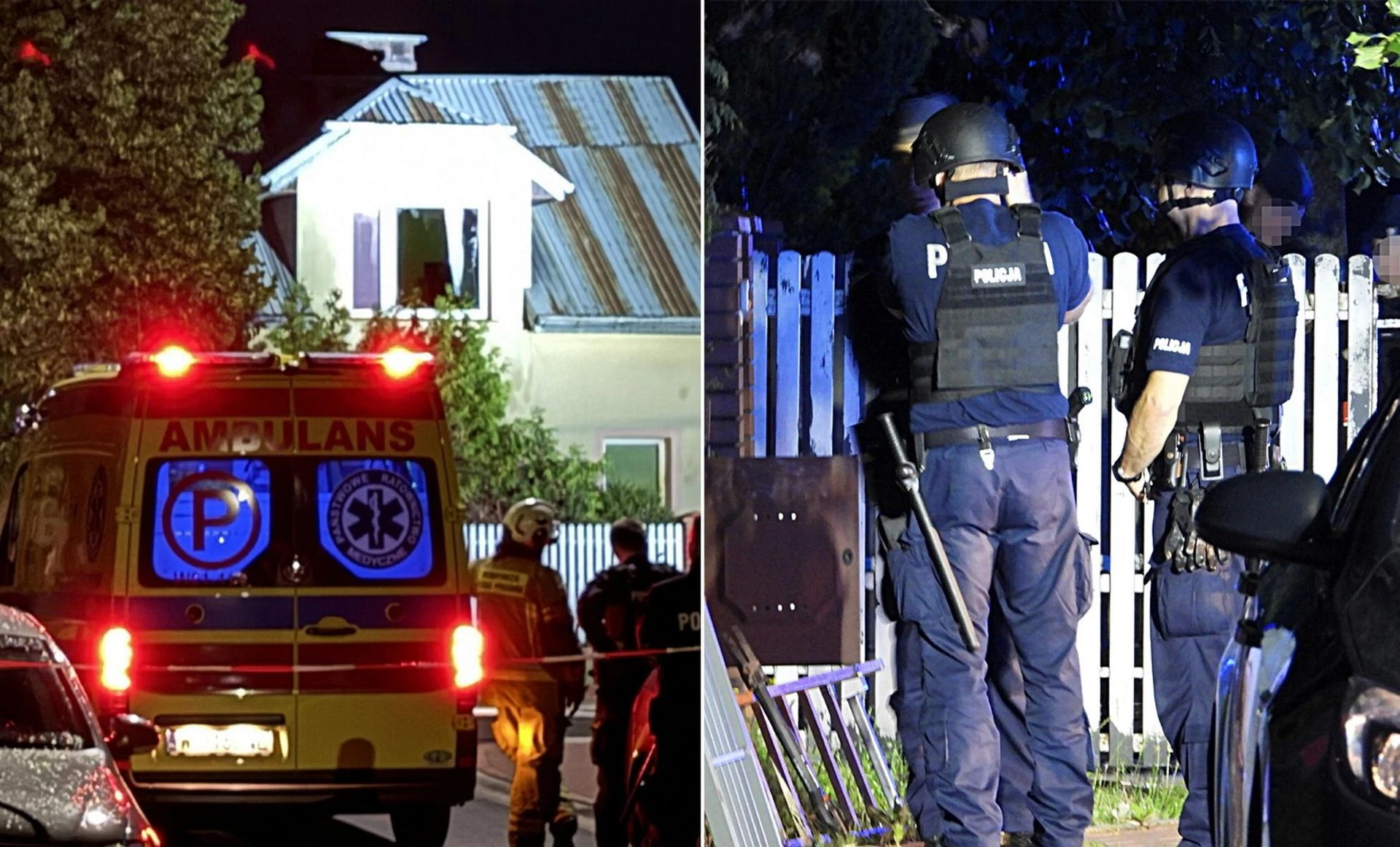 Pilna akcja służb Antyterroryści zatrzymali mężczyznę w Ząbkach. Zabarykadował się w domu