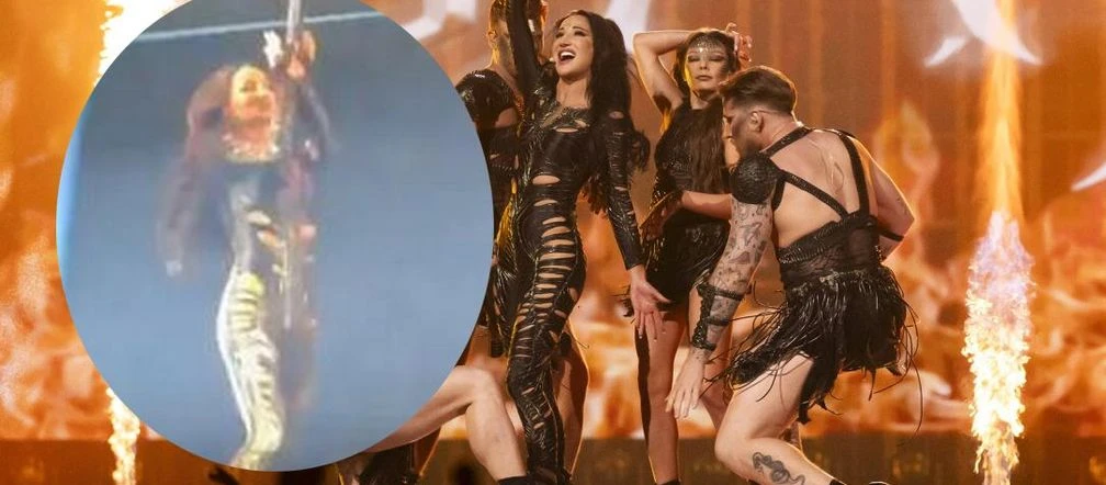 To nie była wpadka? Eurowizja 2025. Steczkowska zaplątała się w liny! Mamy zdjęcia