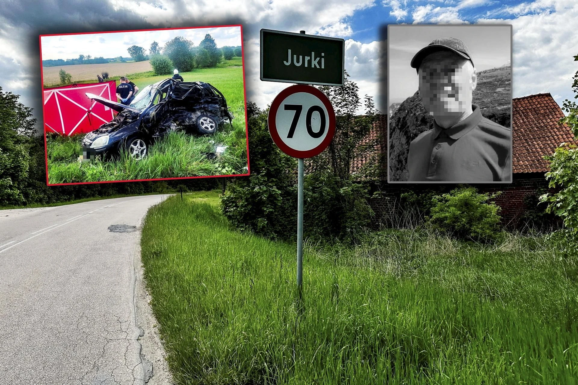 Na miejscu tragedii płoną znicze Leszek jechał do żony z bukietem róż. Koszmarny wypadek