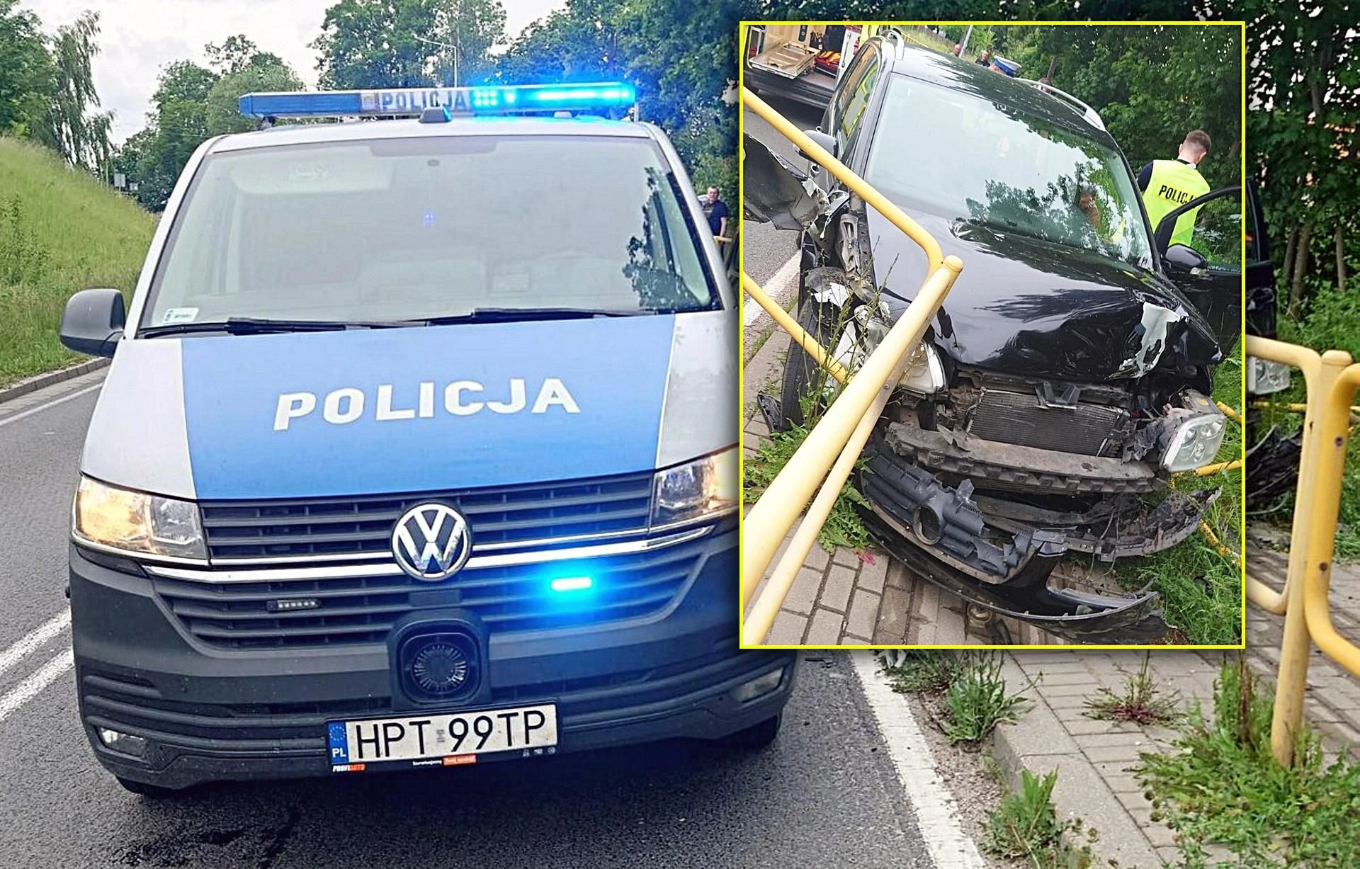 Horror na drodze! Zasłabł za kierownicą i zginął!