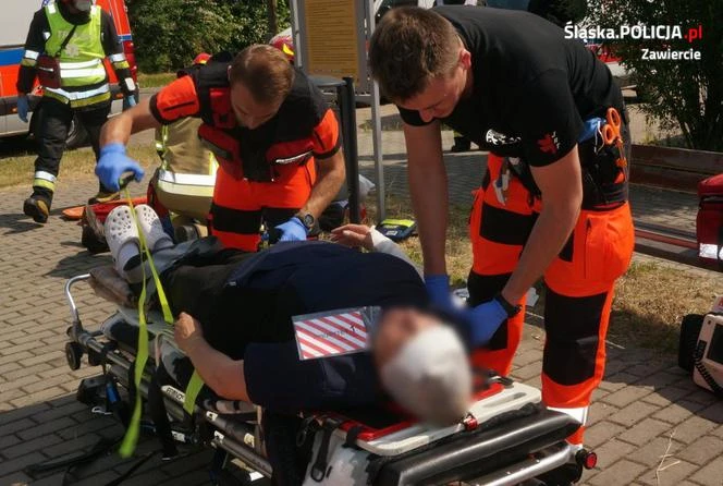 Zawiercie. Wyciągnął broń maszynową i zaczął strzelać! Ranił 10 osób. Na szczęście...