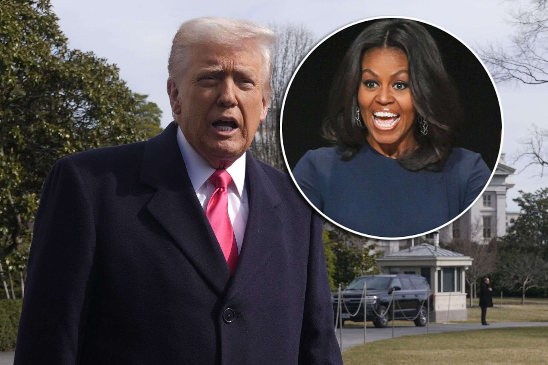 Prezydent dementuje Trudno uwierzyć, co Trump mówił o Michelle Obamie. 