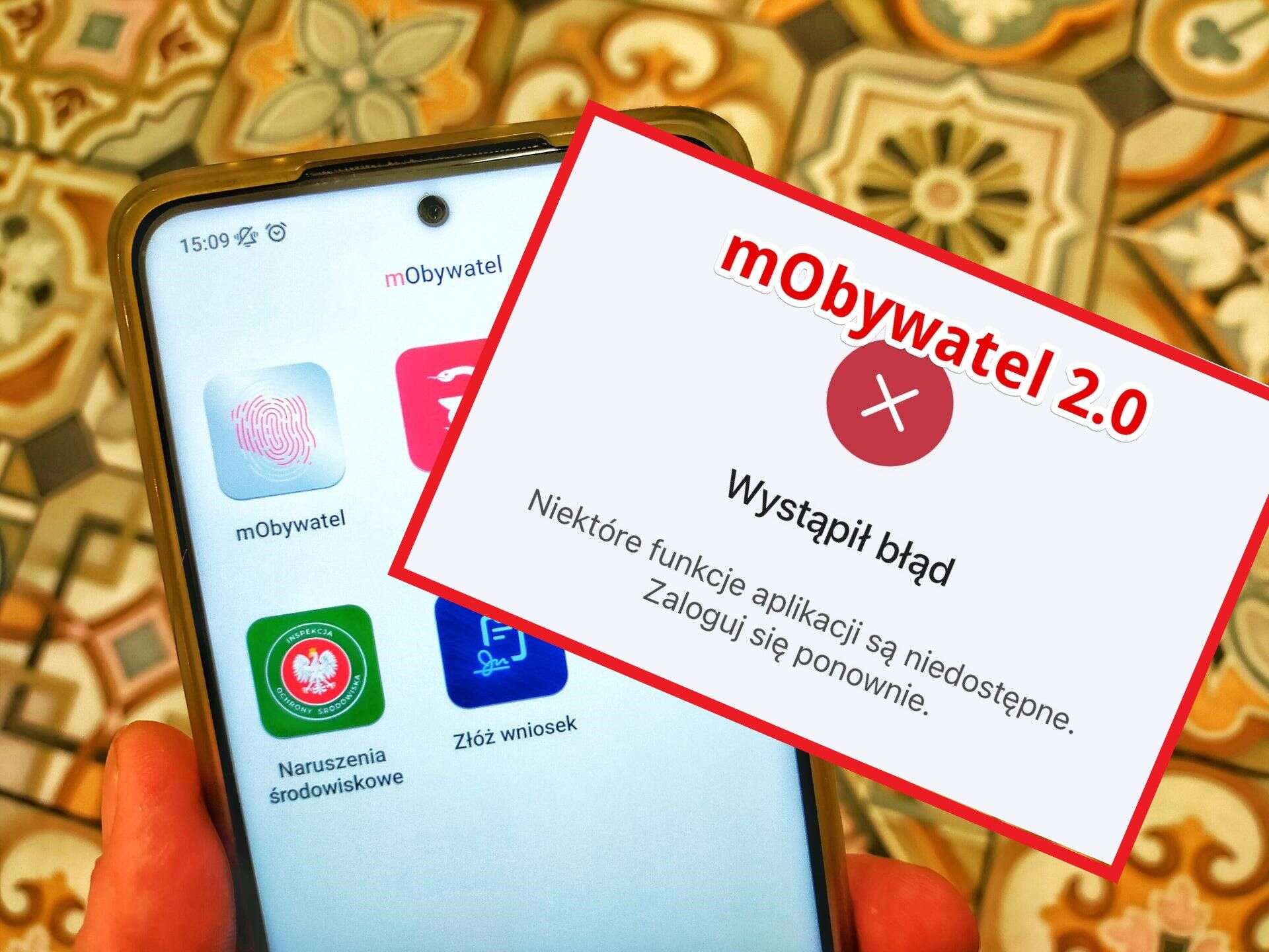 mObywatel Aplikacja mObywatel bez jednego z dokumentów