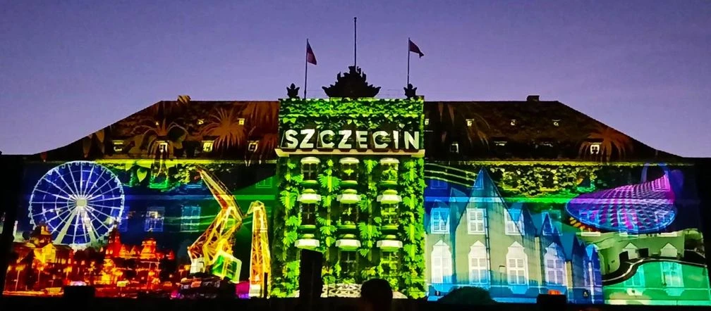 Uroczystości 5 lipca Mapping na 80. urodziny Szczecina. Pokaz przyciągnął tłumy