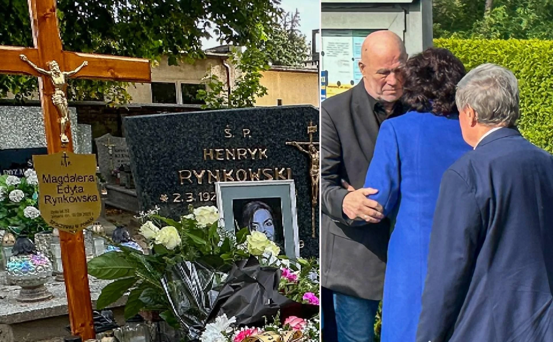 Przybyło kwiatów Tak teraz wygląda jej grób. Żona Rynkowskiego spoczęła w wyjątkowym miejscu