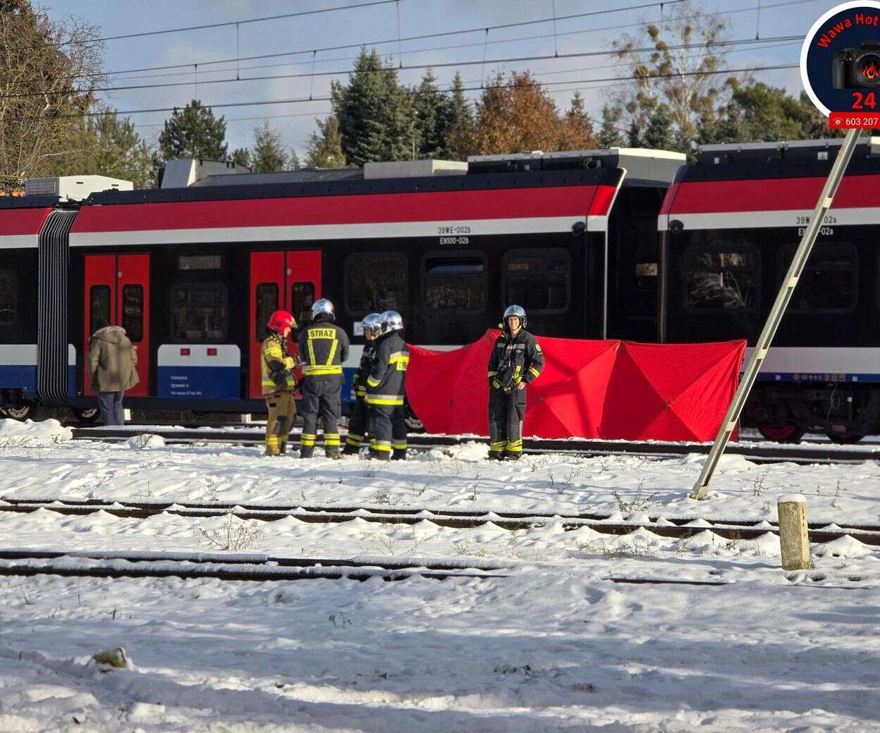 Śmierć na torach Tragedia w Komorowie. Maszynista WKD nie miał szans wyhamować