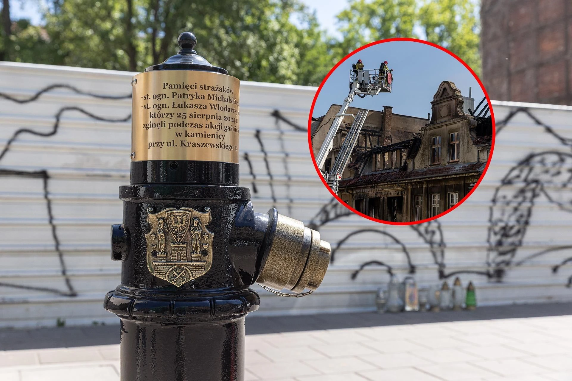 Mamy zdjęcia Tak upamiętnili strażaków, którzy zginęli w Poznaniu