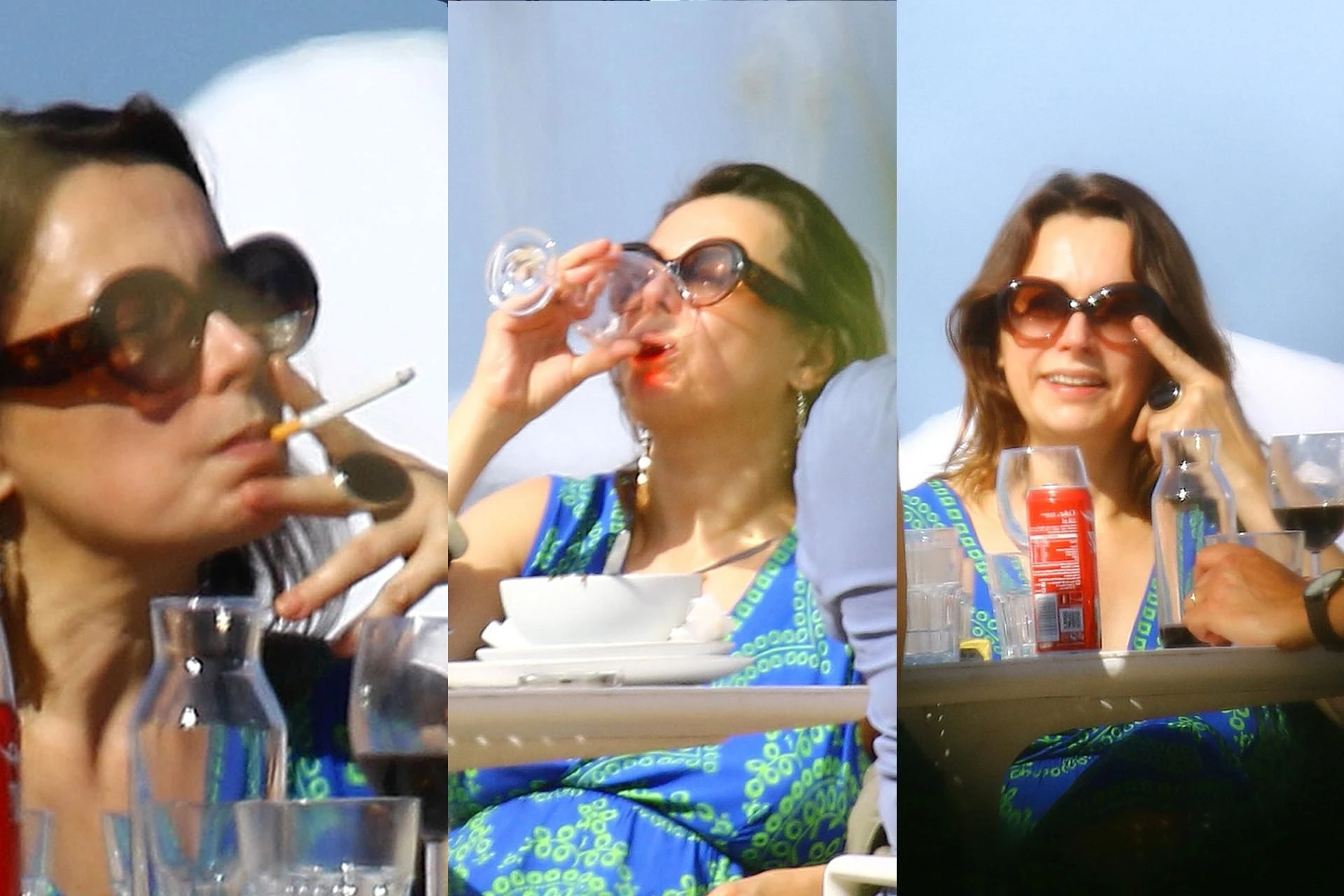 Mamy zdjęcia Renata Dancewicz kurzy na plaży w Sopocie. Nie do wiary, jak się później zachowała