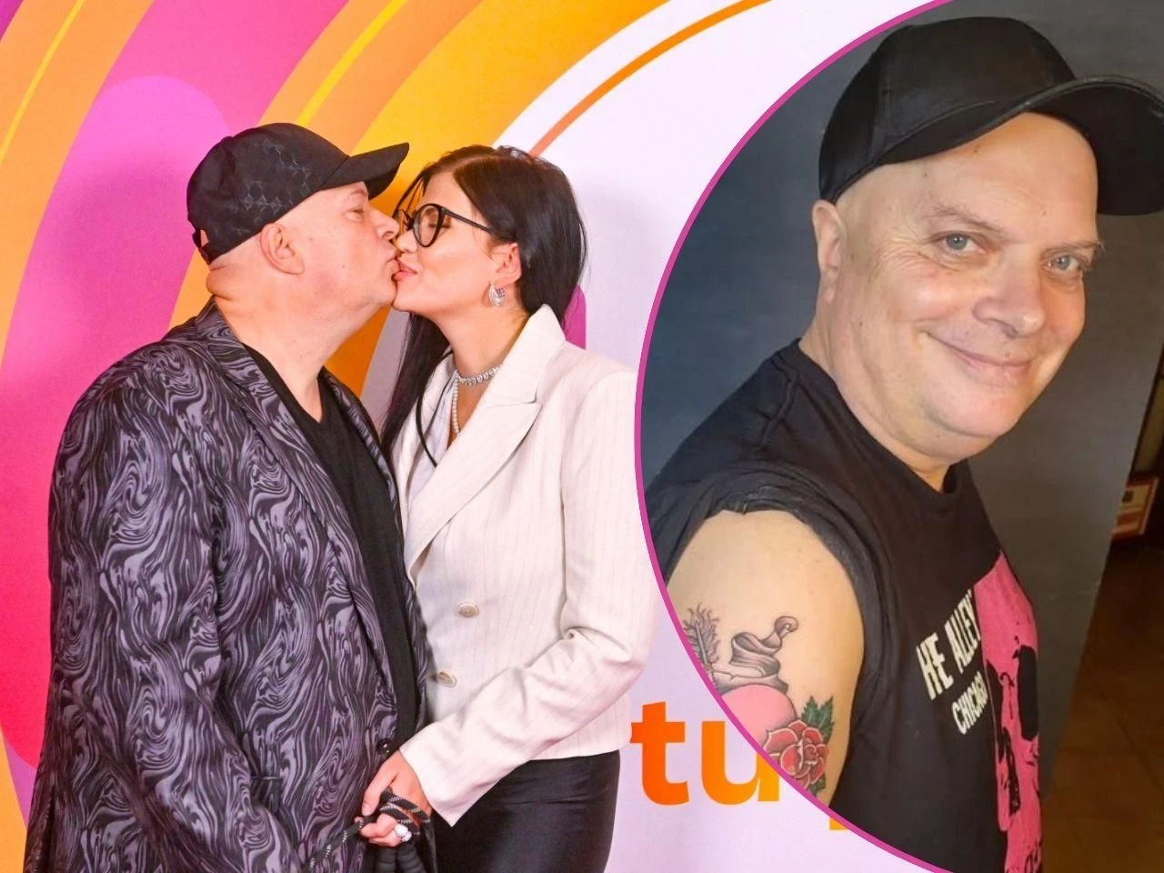 Da się to zmyć? Krzysztof Skiba wyraził ukochanej miłość... tatuażem! Jest różowo i kiczowato. 
