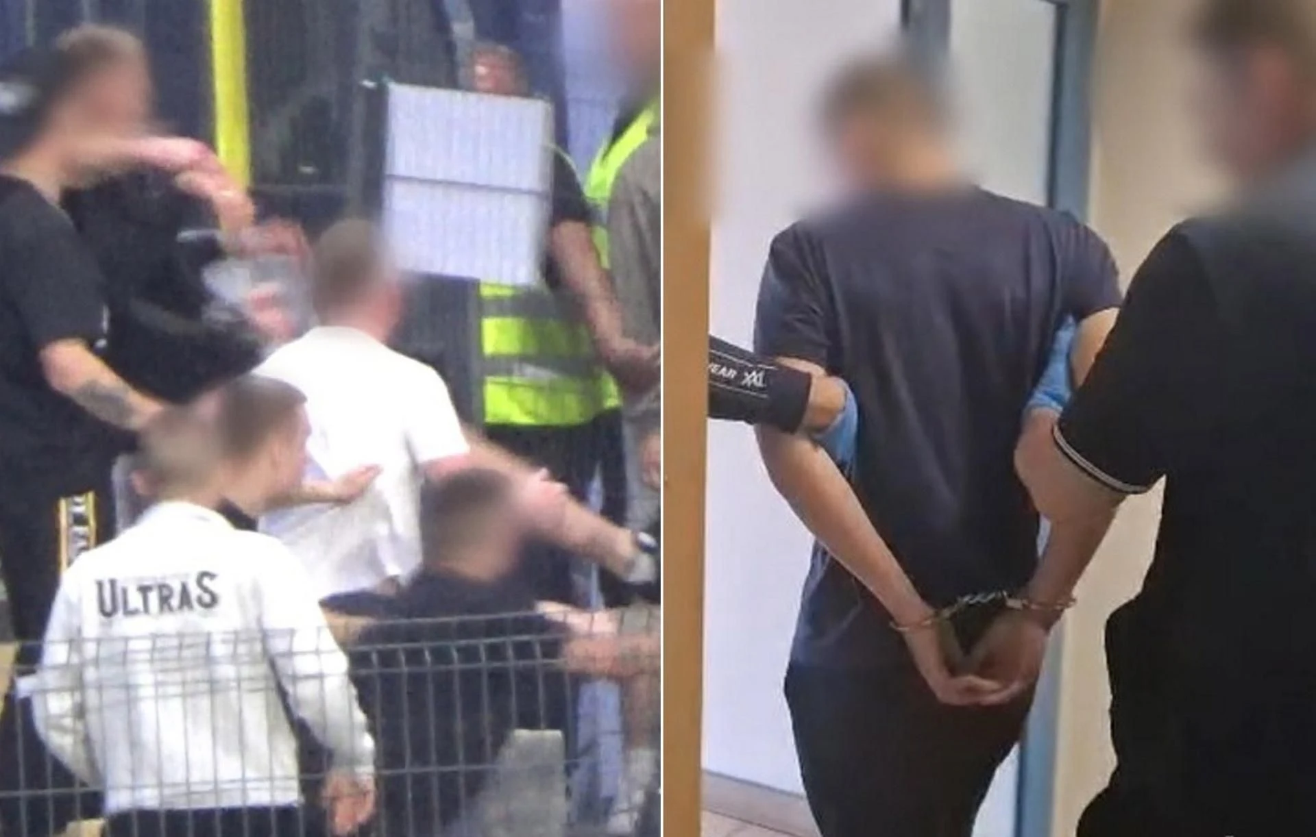 Awantura na trybunach Zadyma na meczu. Kibole zatrzymani! Policjanci nie mieli litości