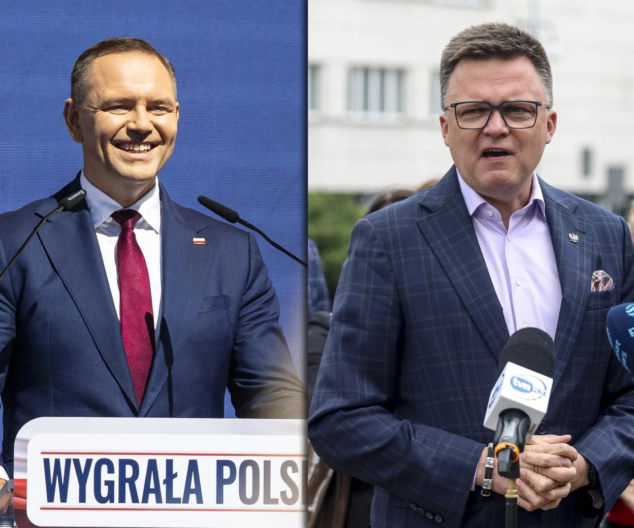 nowy sondaż Te wyniki zalamią Szymona Hołownię. Klęska! Za to Karol Nawrocki otwiera szampana