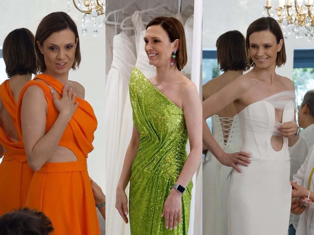 Mamy zdjęcia Paulina Chylewska przyłapana na przymiarkach. Co za kreacje! Co za dekolty! Gwiazda …