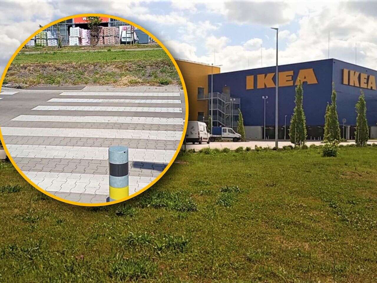 Jest cień szansy Koniec absurdu przy sklepie IKEA? Radny przekazał (częściowo) dobre wieści