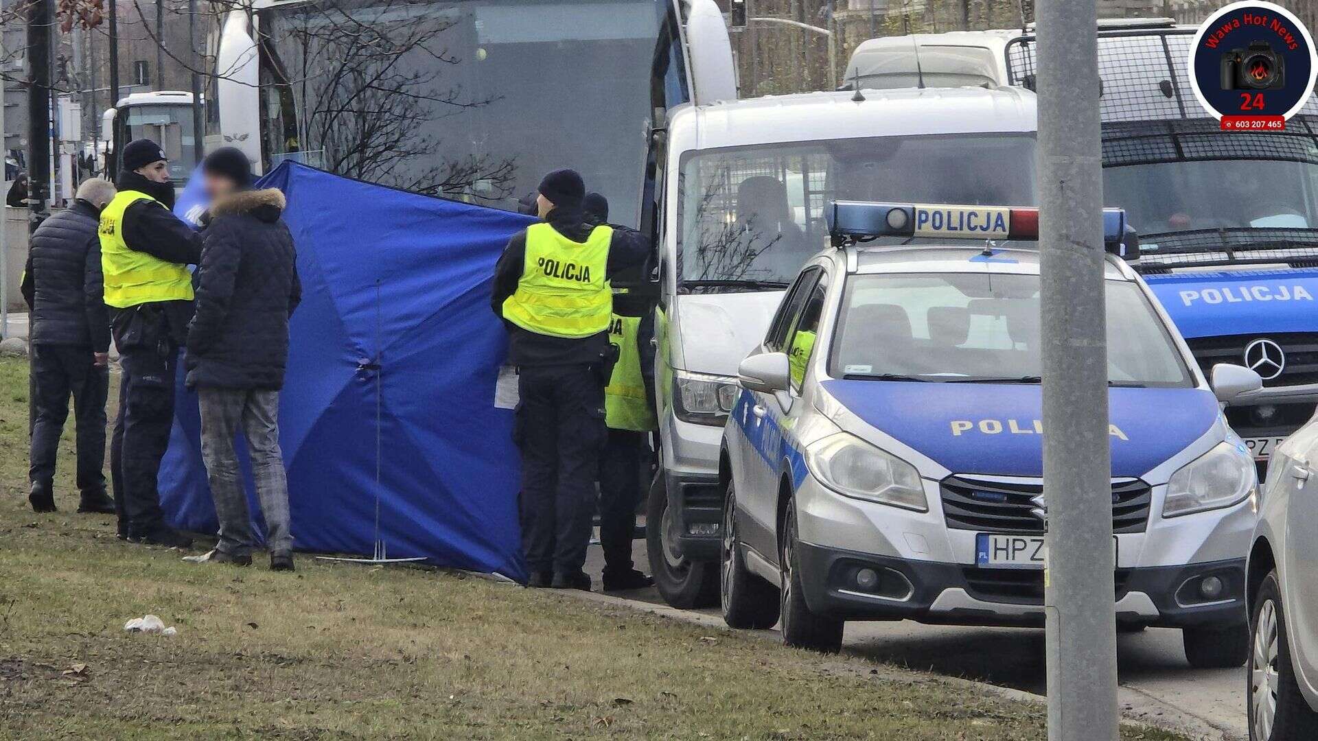 Z OSTATNIEJ CHWILI Tragedia przy al. Solidarności w Warszawie. Policja wyjaśnia okoliczności śmierci mę…