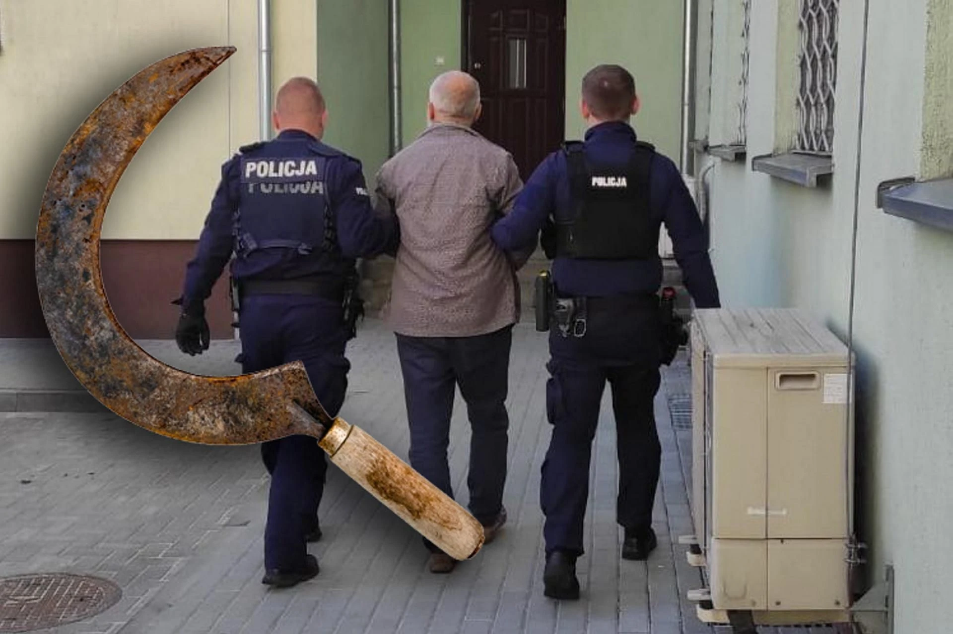 Sierp w urzędzie! Groził sierpem w urzędzie! 57-latek zatrzymany