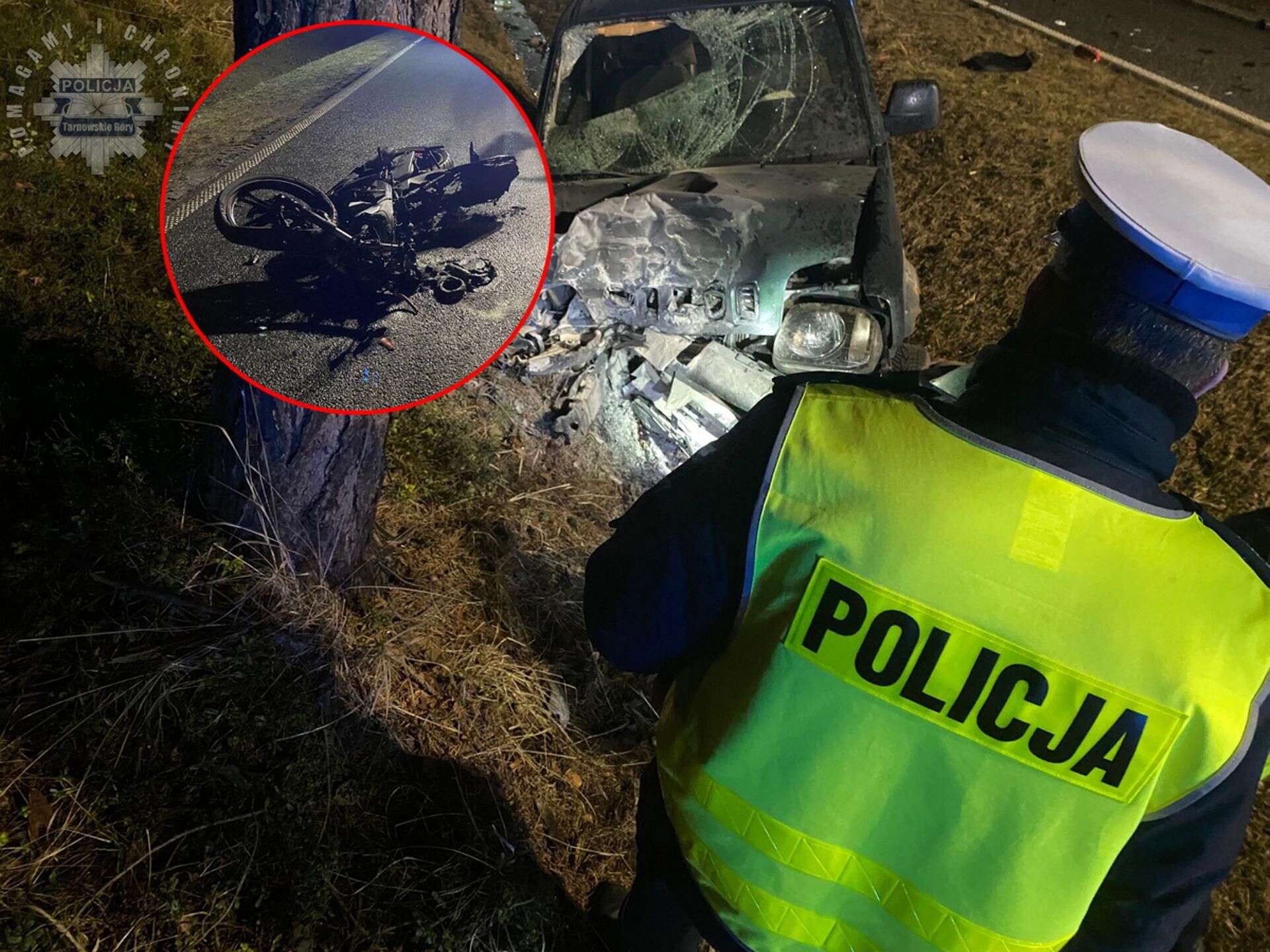 Tragedia na drodze 80-latek huknął w motocyklistę! 18-latek nie żyje. Śmiertelny wypadek pod Tarnowskim…