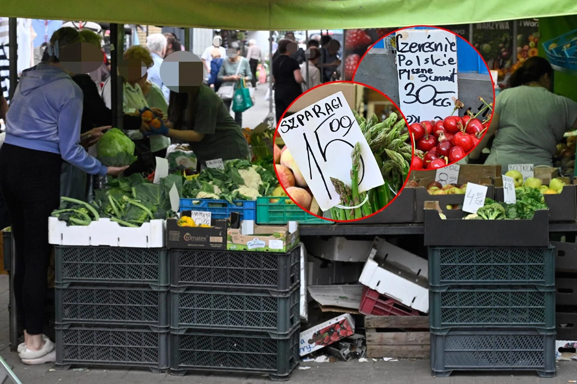 ILE TRZEBA ZAPŁACIĆ? Truskawki za 15 zł, a czereśnie po 30 zł. Ceny na bazarach w Warszawie szokują