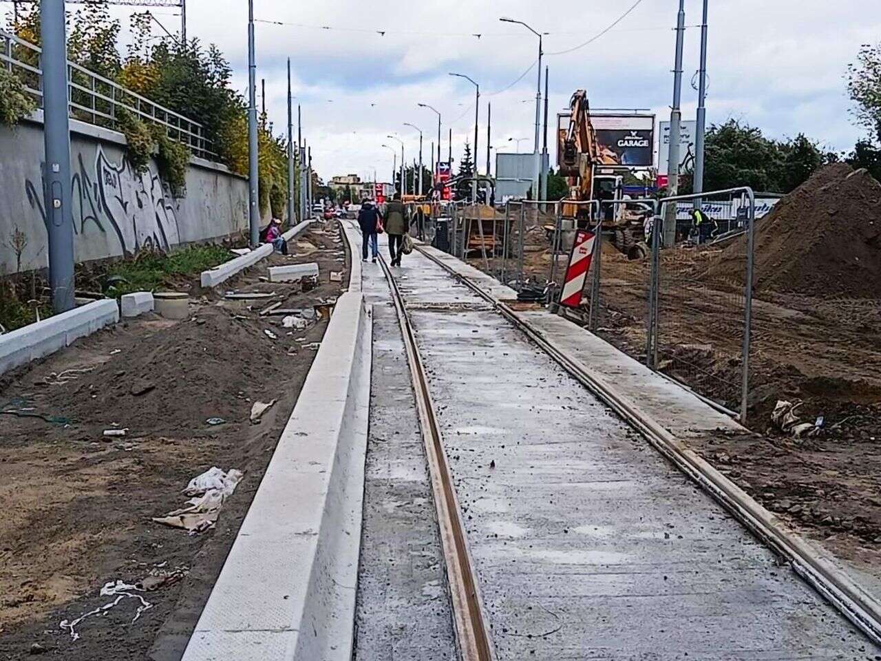 Inwestycje drogowe Tramwaje jednak nie pojadą 1 listopada. Kolejny poślizg na ul. Kolumba