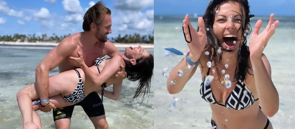 Katarzyna Glinka szaleje z ukochanym na Zanzibarze. Co za figura! GORĄCE zdjęcia