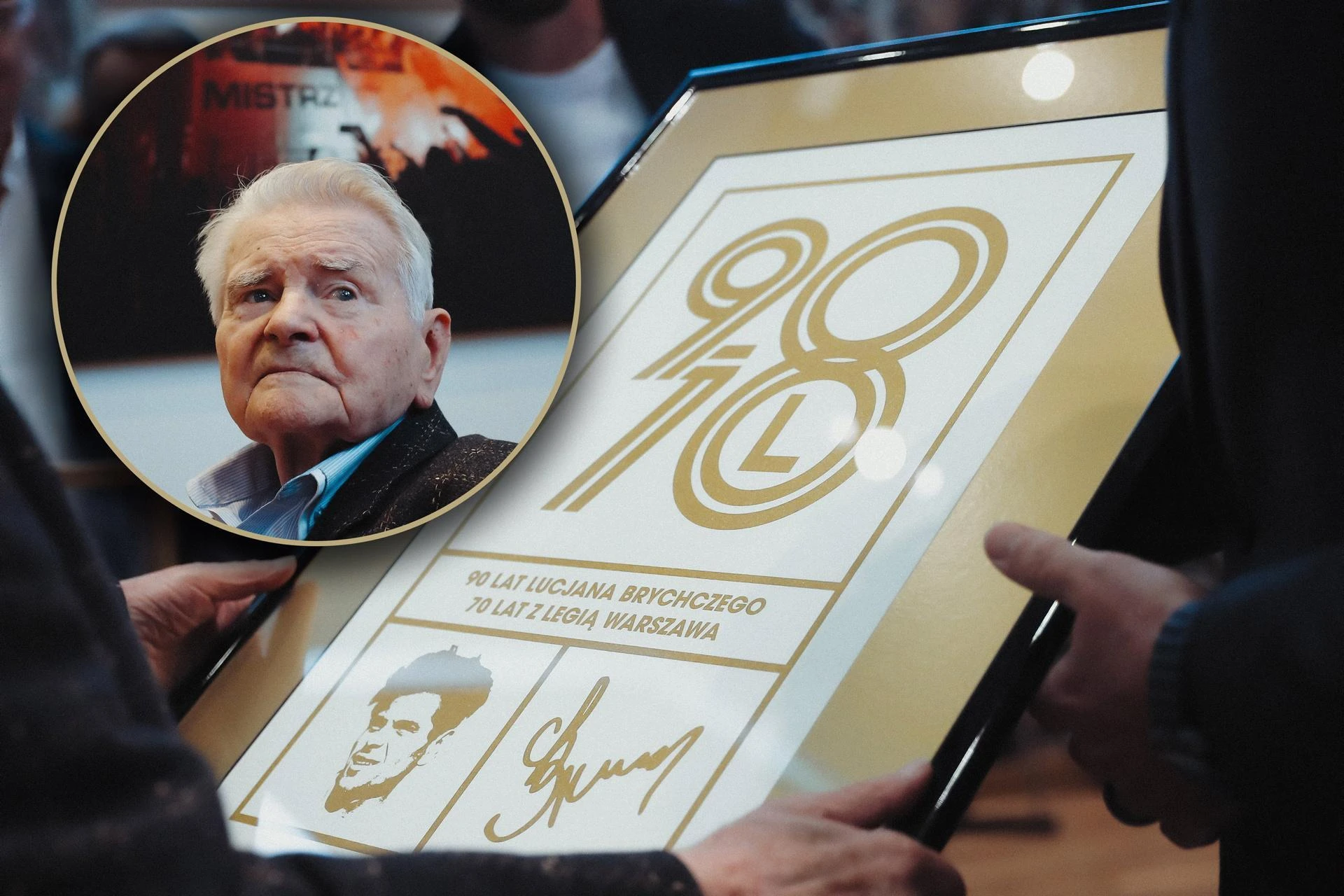 Lucjan Brychczy skończył 90 lat. Tak wyglądały wyjątkowe urodziny legendy Legii Wars…