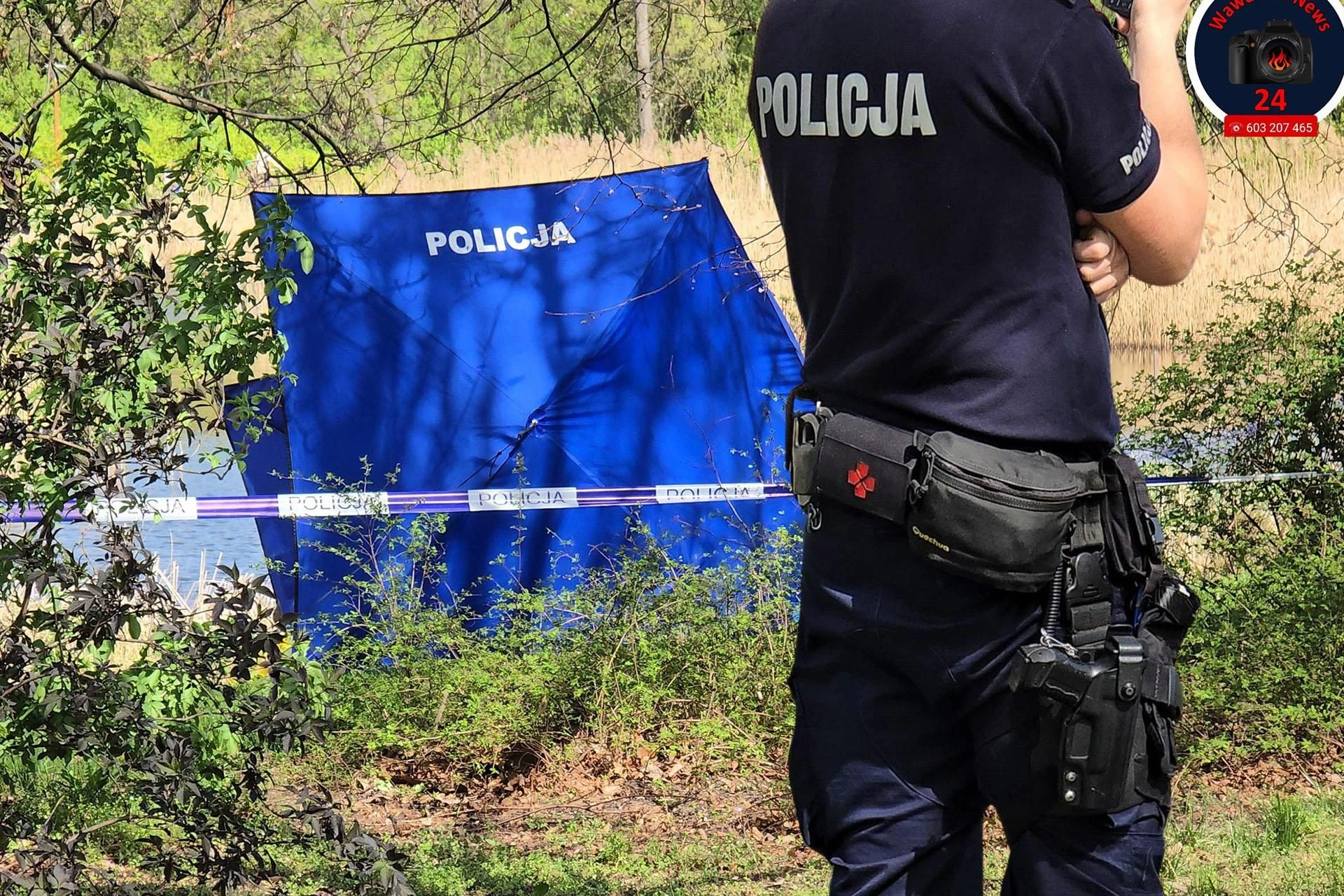 Z OSTATNIEJ CHWILI Makabryczne odkrycie w Warszawie. Ciało w stawie przy pętli tramwajowej
