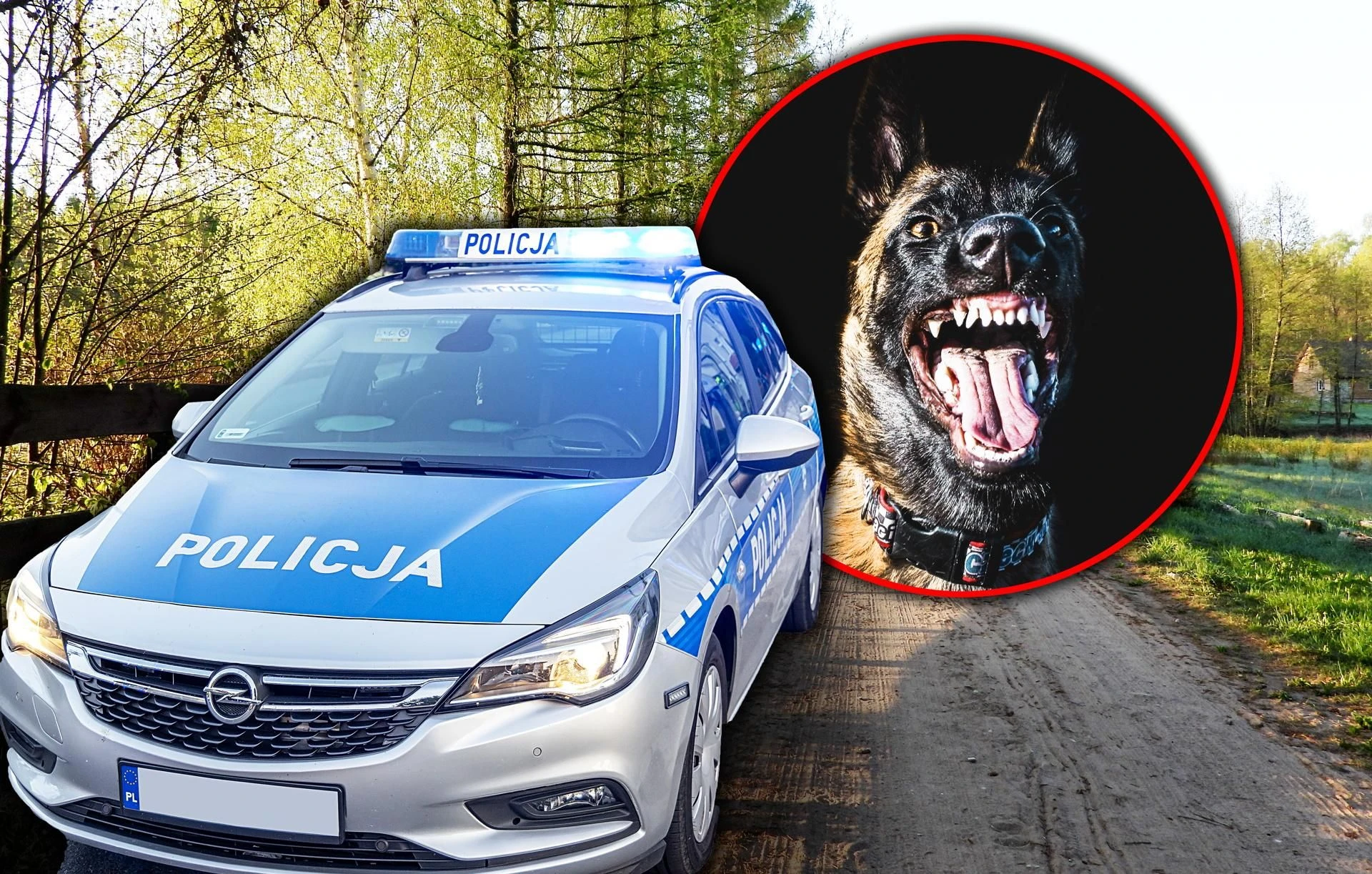 Horror Psy-bestie zagryzły rowerzystę. Okrutna śmierć