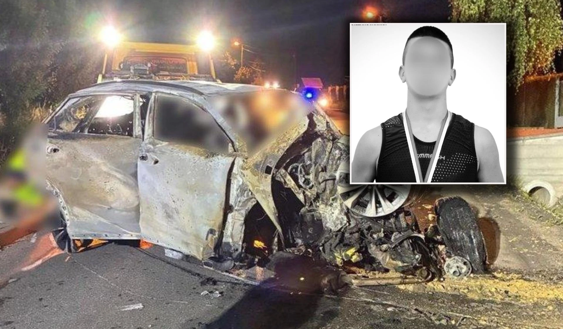 Ogromna tragedia Tragiczny wypadek w Sierczy. Wśród ofiar 15-letni zapaśnik. 