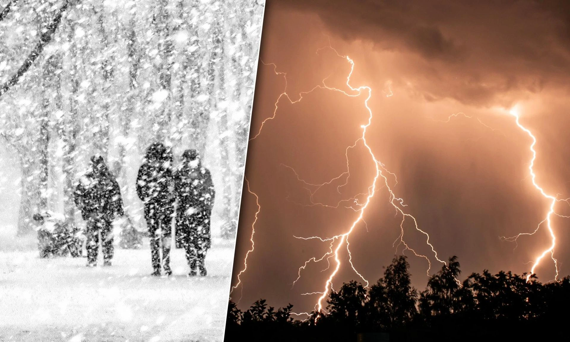 Szok! Starcie zimy z wiosną. Śnieg i przymrozki kontra burze