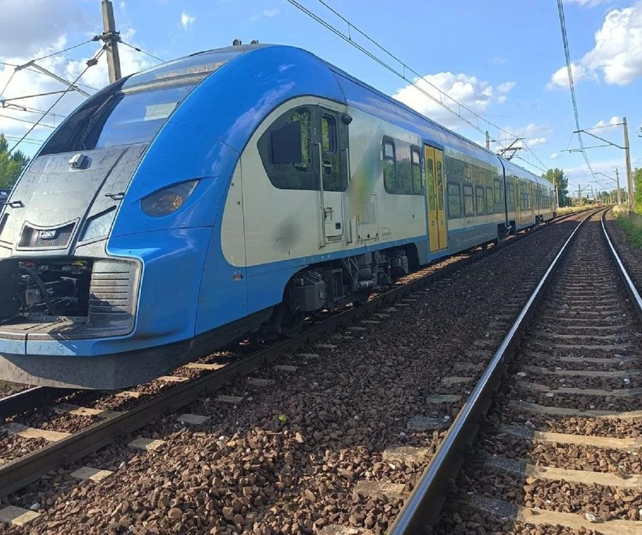 Wypadek śmiertelny Nie żyje mężczyzna potrącony przez pociąg. Tragedia na torach