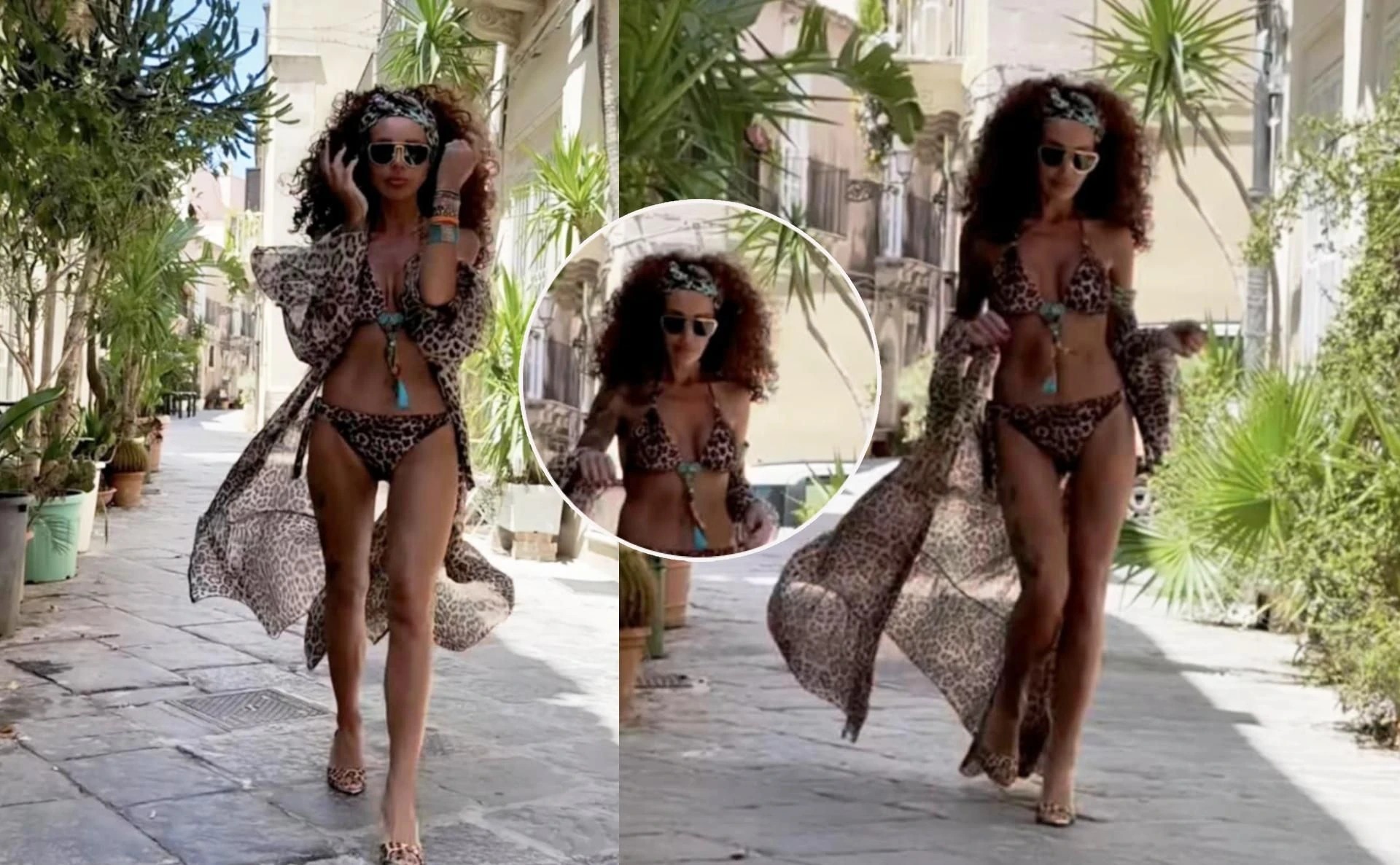 WOW! 58-letnia Ewa Minge hasała po ulicy w samym bikini. Odsłoniła oszałamiającą sylwetkę…