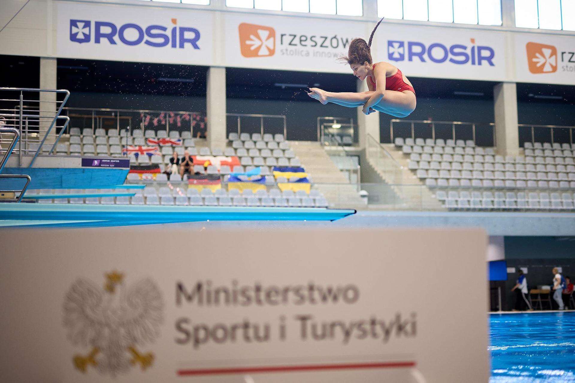 Skoki do wody Kolejne polskie finały na zakończenie mistrzostw Europy juniorów w skokach do wody