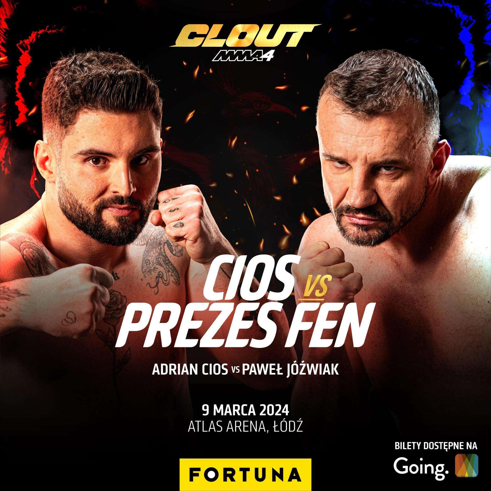 kolejna walka zapowiedziana! Adrian Cios – Paweł „Prezes FEN” Jóźwiak na CLOUT MMA 4 w Łodzi. Skonfliktowani zawo…