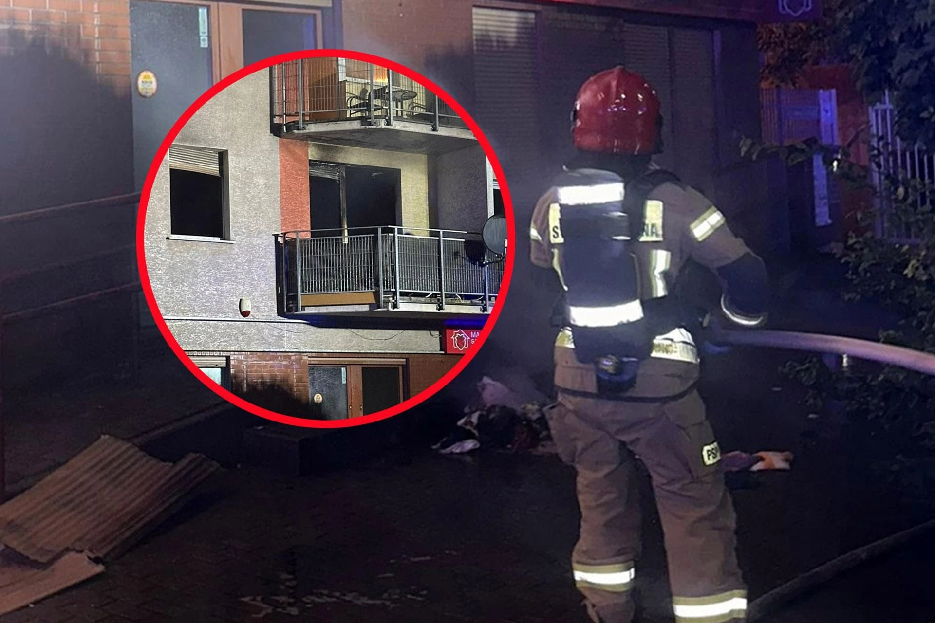 Trafili do szpitala Ludzie wyskoczyli z 3. piętra, uciekając przed pożarem! Dramatyczne zdarzenia w Toruniu [ZDJĘCIA]