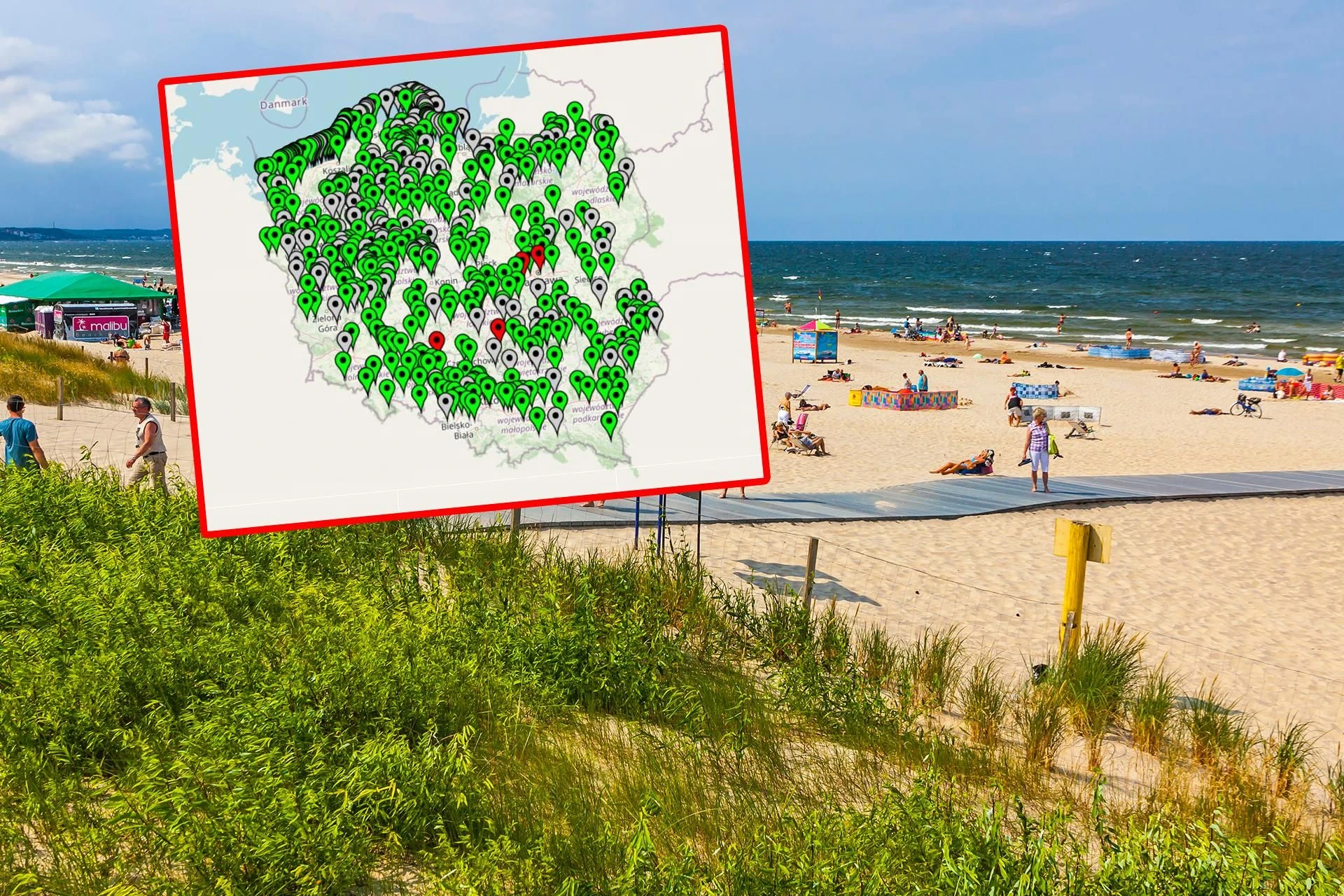 Warto wiedzieć Mapa sinic 2025. Które kąpieliska są zamknięte?