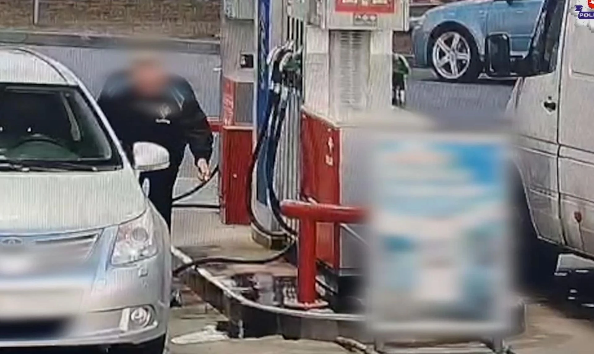 Szok! Horror na stacji paliw. Odpalił zapalniczkę i rzucił ją na rozlaną benzynę. Nagranie…