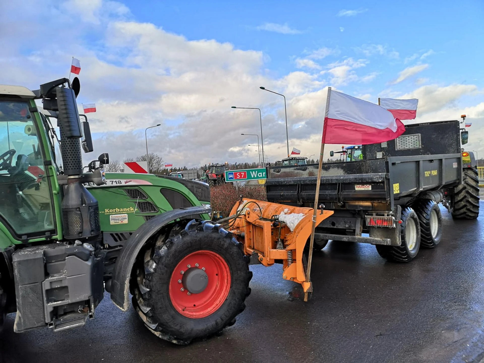 Rolnicy zablokują ulice Protest rolników. 500 ciągników w Olsztynie