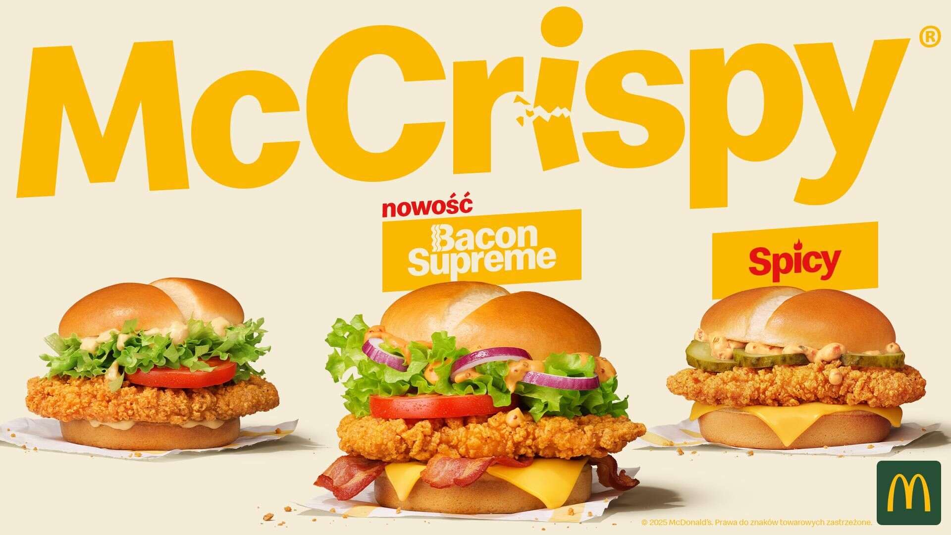 Nowy McCrispy® Bacon Supreme schrupie całą uwagę