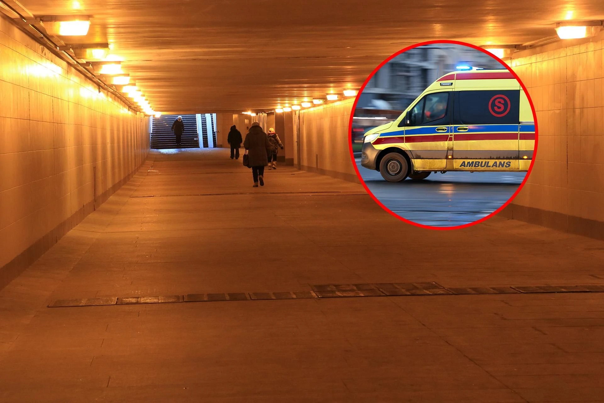 Koszmar Brutalny atak w przejściu podziemnym! Nie dał papierosa, został skatowany