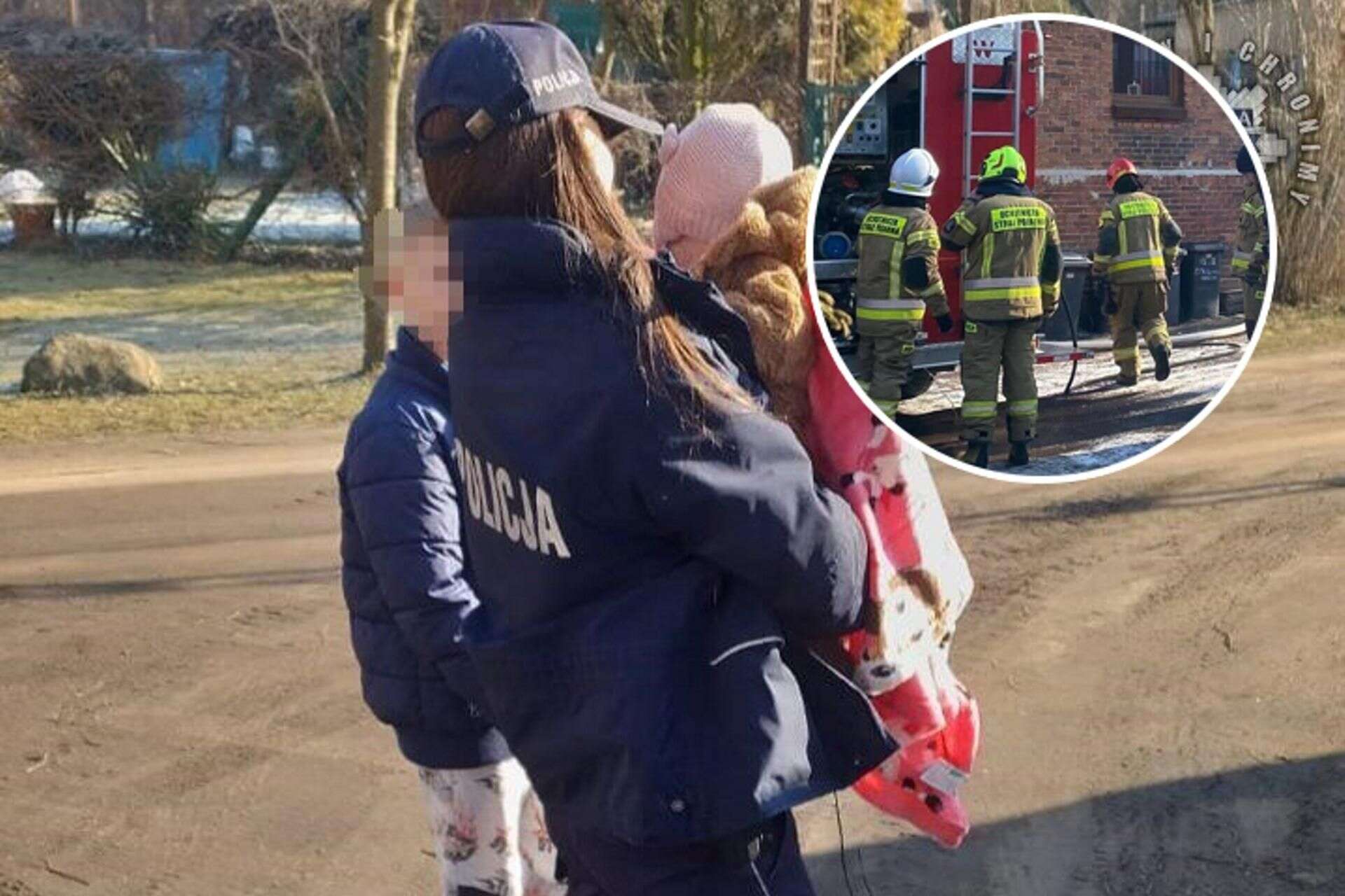 W OSTATNIEJ CHWILI Pilna ewakuacja domu wielorodzinnego. Dzieci zawiadomiły służby o pożarze