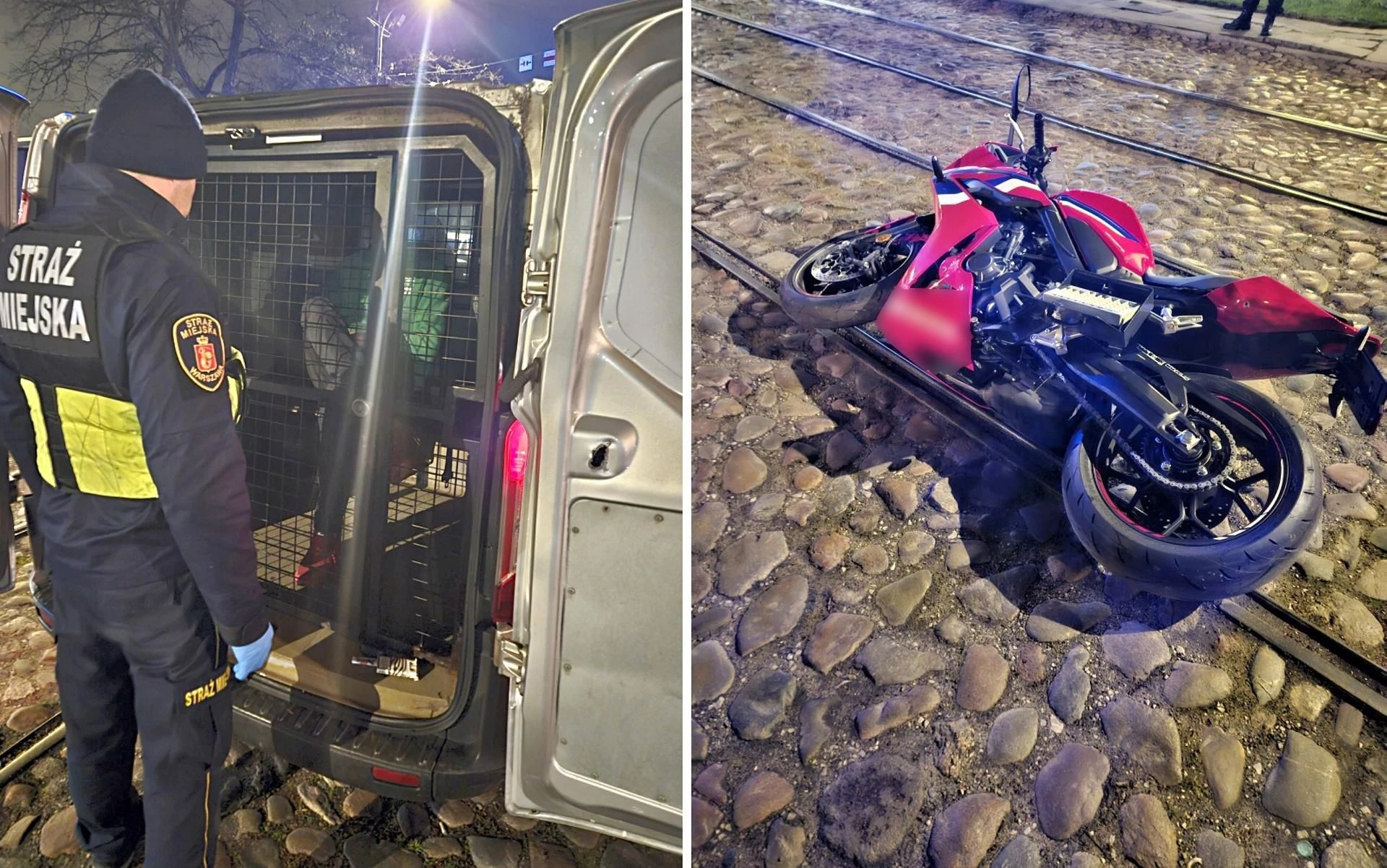 Szok! Z kradzionym motocyklem i kasetką z pieniędzmi. Strażnicy miejscy udaremnili zuchwał…