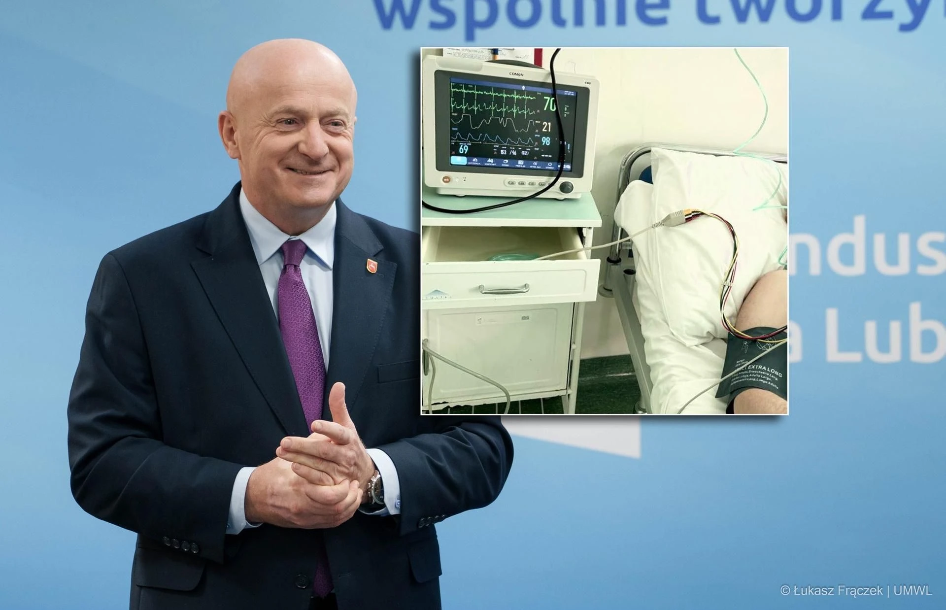 Zabieg trwał 2 godziny Marszałek pochwalił szpital za pracę. Dzień później sam nagle tam trafił! Był operowany [ZDJĘCIA]