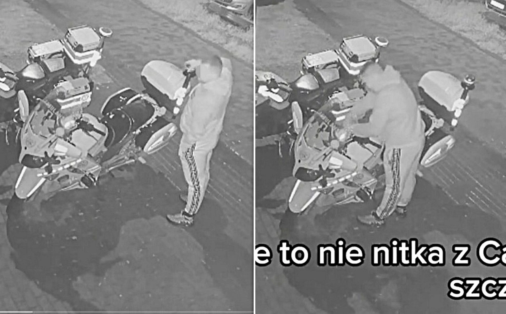 Wszystko się nagrało! Okradł ratowników. 