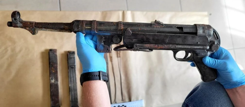 nietypowe znalezisko Broń i amunicja w szpitala w Świeciu! Na miejsce wezwano policję