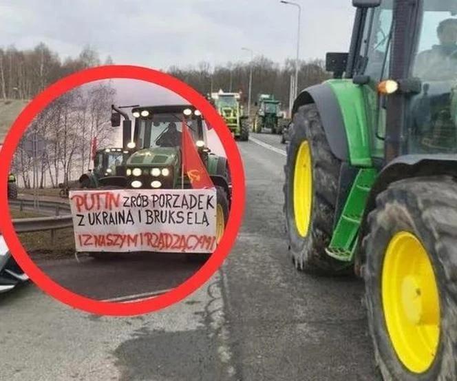 Sprawę bada prokuratura w Gliwicach Protest rolników. Skandaliczny postulat i flaga pod lupą policji i prokuratury