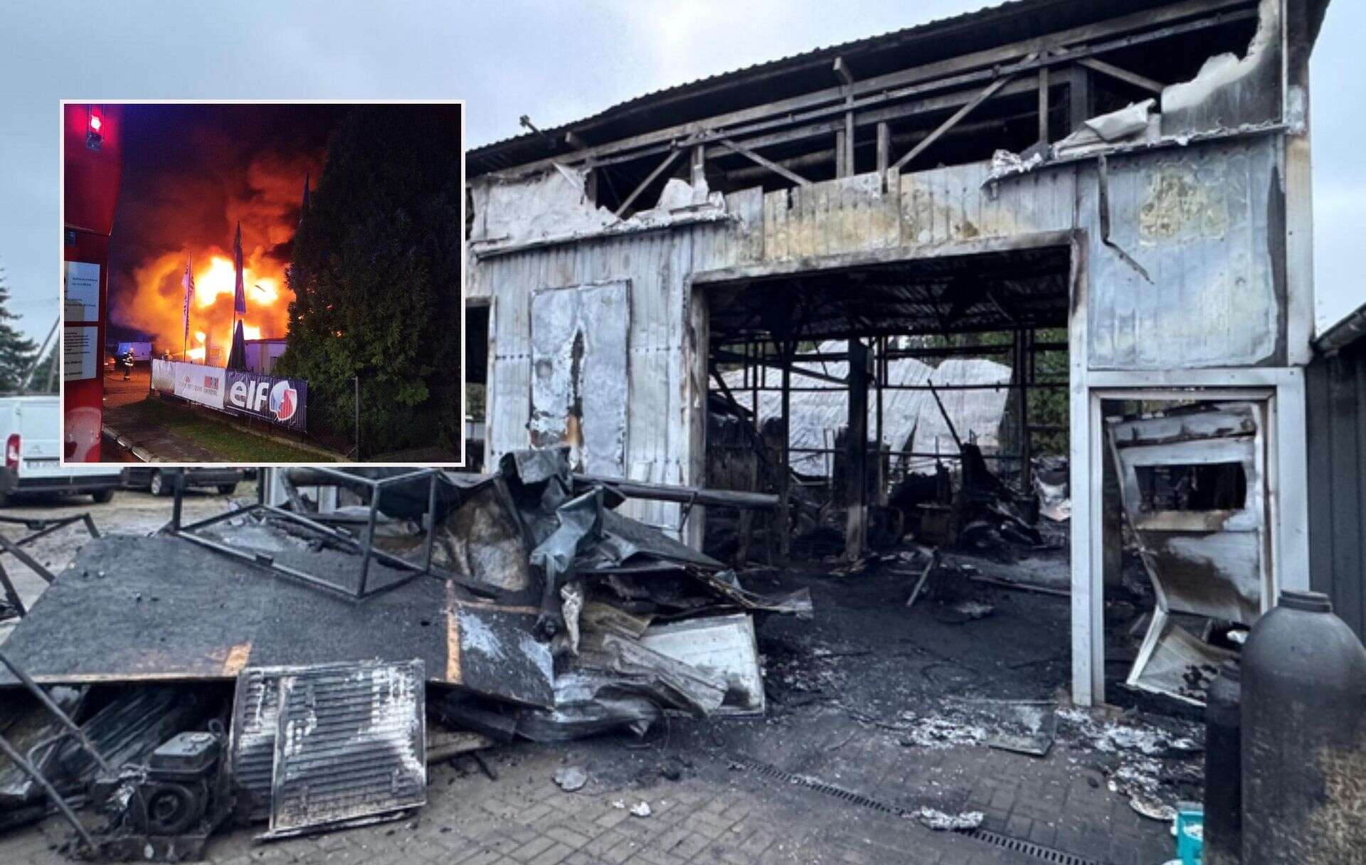 rodzinny dramat Przez lata prowadzili warsztat samochodowy w Kotomierzu pod Bydgoszczą. Pożar zabrał…