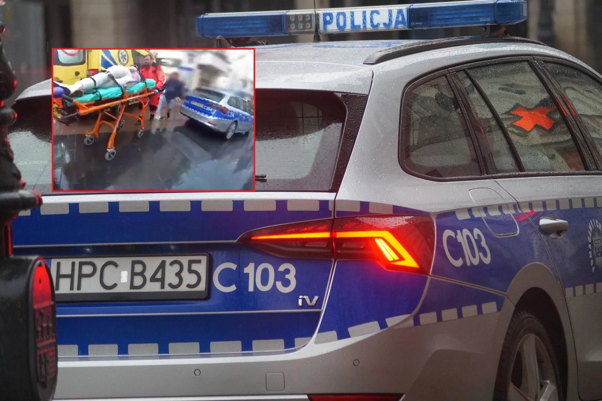 Policyjne Powrót z interwencji zamienił się w walkę o życie kobiety