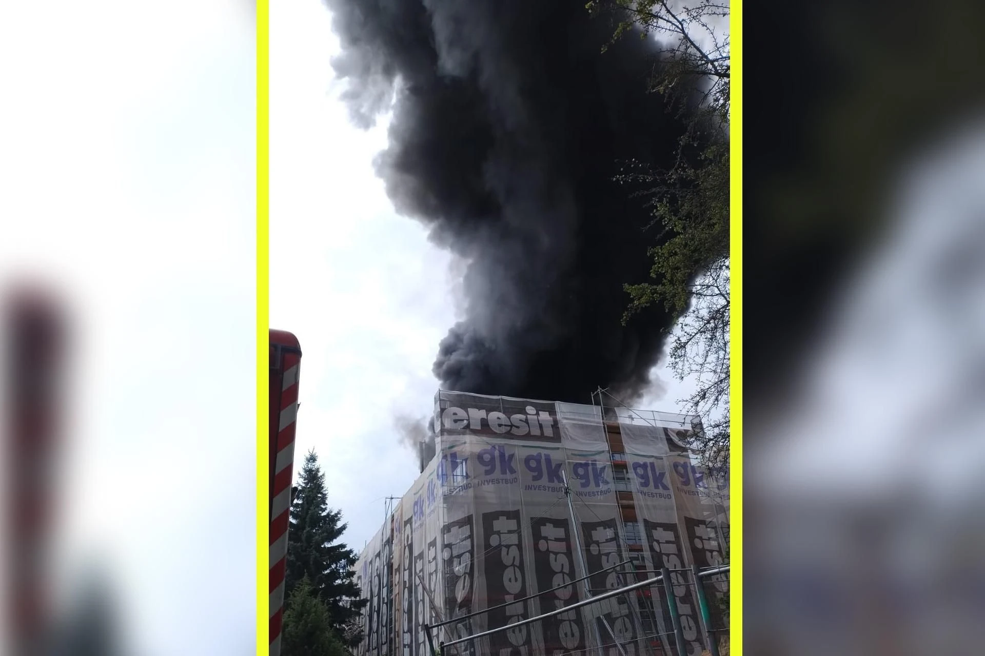 Dramat w Zielonej Górze Pożar szkoły, dym widoczny w całym mieście! 